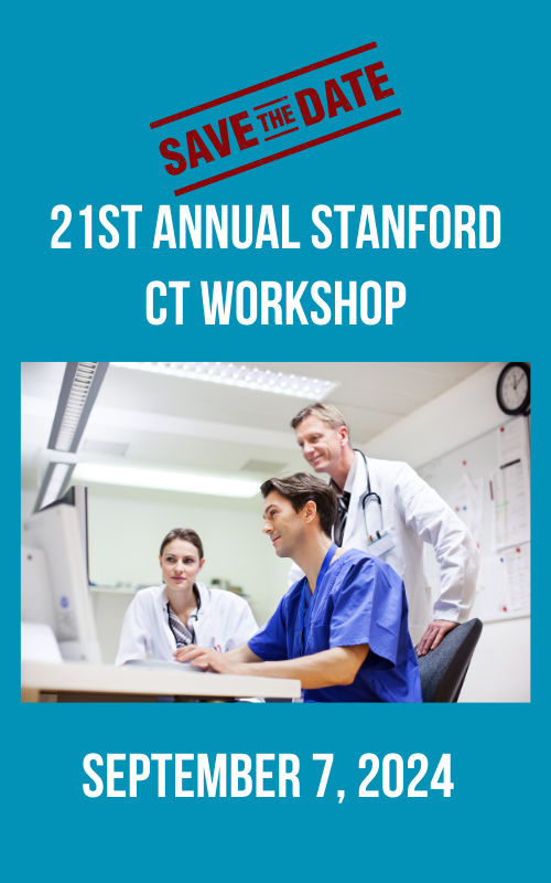 21st Annual Stanford Computed Tomography Workshop Banner